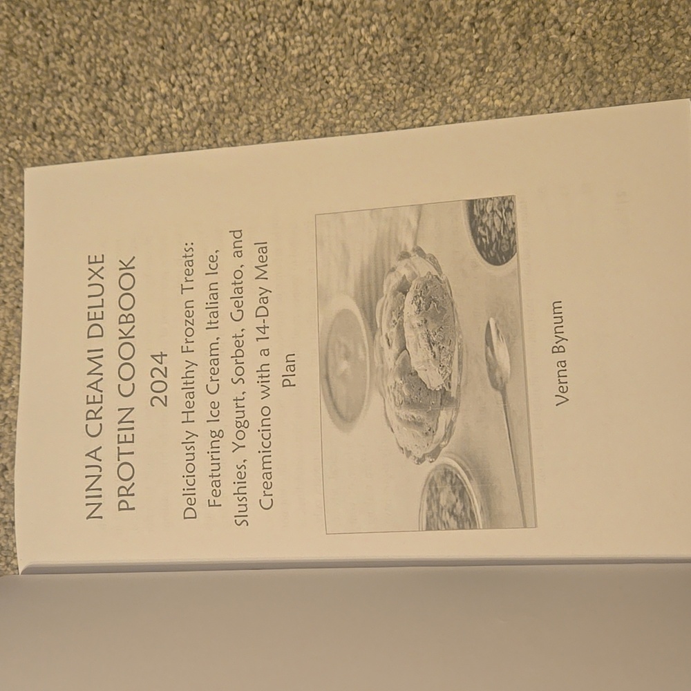 Ninja Creami Deluxe Protein Cookbook 186 Pages - Picture 4 of 4